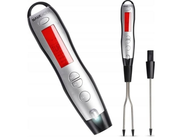 NAVA digitalt köktermometer med gaffel och spik ACER 38,5 cm