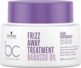 Schwarzkopf Hårmaske Schwarzkopf Frizz Away Bonacure for krusete hår 200 ml