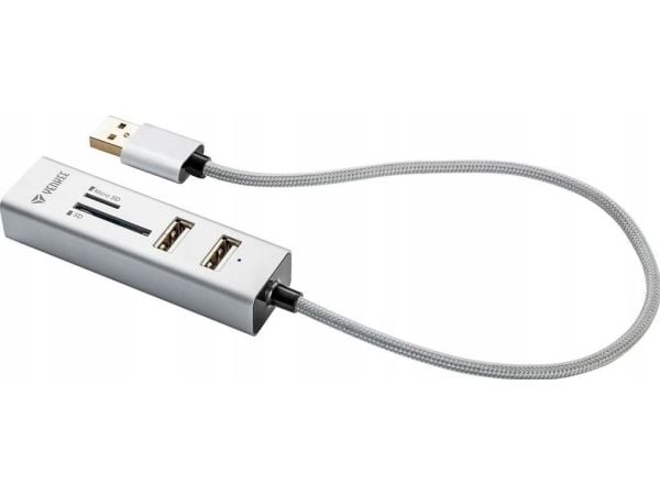YENKEE YHC 101SR - Hub - 3 x USB 2.0 - stasjonær