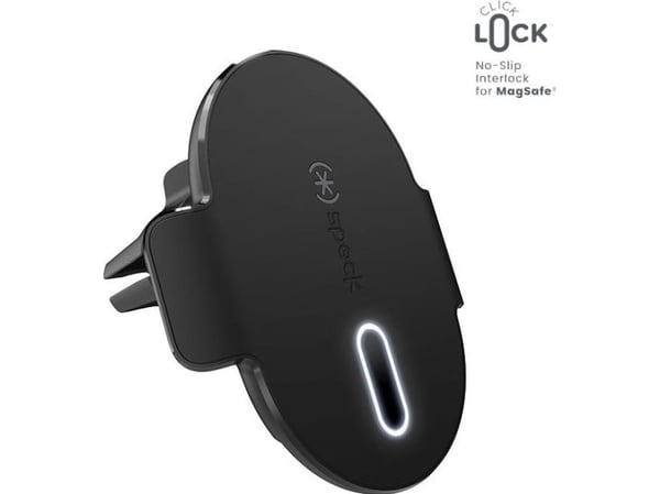 Speck - Trådløs ladeholder for bil - ventilmontering, for Magsafe, med ClickLock - 15 watt - svart