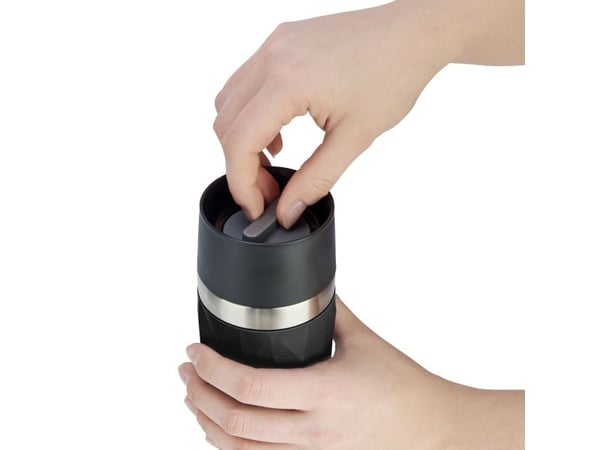 Tefal Compact N21601, Svart, Silikon, Rustfritt stål, Polypropylen (PP), Kaffe, Juice, Te, 3 t