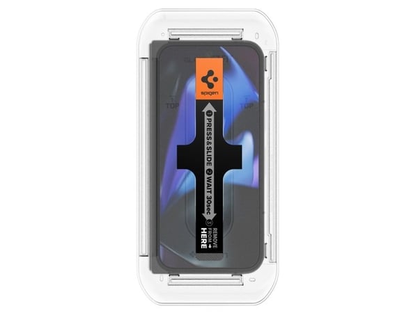 Spigen GLAS.tR EZ Fit, Google, Google Pixel 9 Pro Fold (2024), Støvresistent, Ripebestandig, Gjennomsiktig, 2 stykker
