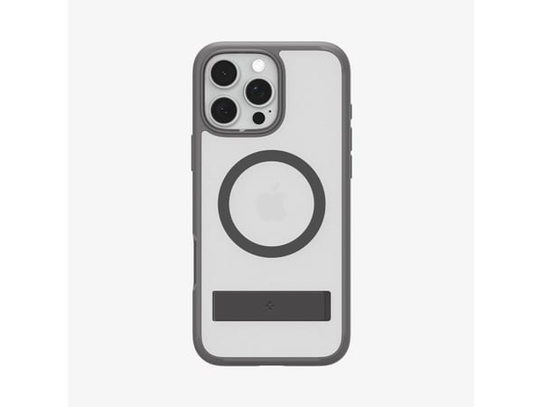 Spigen Ultra Hybrid S (MagFit), Suojus, Apple, iPhone 16 Pro, 16 cm (6.3"), Harmaa, Läpinäkyvä
