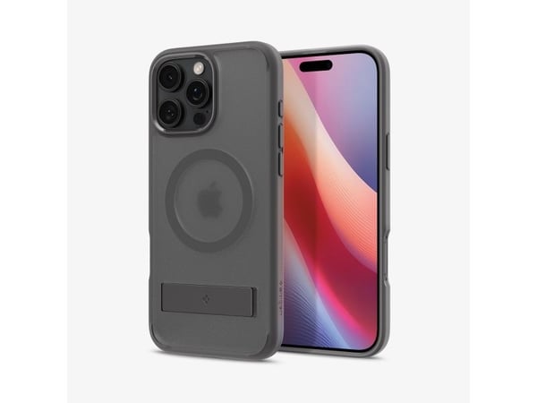 Spigen Ultra Hybrid S (MagFit), Etui, Apple, iPhone 16 Pro Max, 17,5 cm (6.9"), Grå, Gjennomsiktig