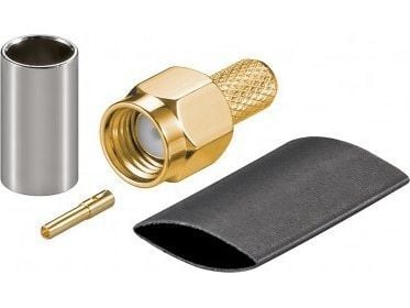 Goobay 51697, SMA, RG-58, RG-58, Hankjønn, Hankjønn, 50 O