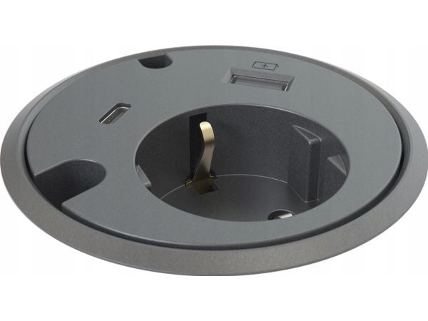 Kondator 935-PD16, Grundläggande, Svart, 1 AC-utgångar, Typ F, Typ F, 1,25 m