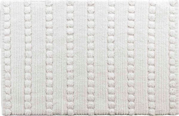 Douceur d`Interieur baderomsteppe 80x50 cm ecru