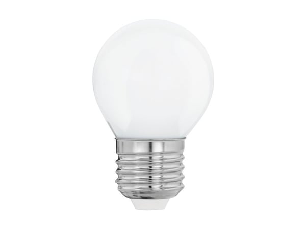 Eglo - LED - form: G45 - E27 - 4 W - klasse E - varmt hvitt lys - opal