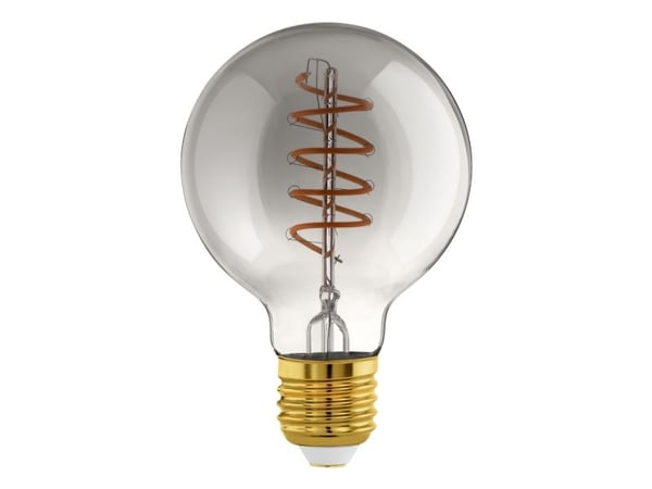 EGLO E27 LED-Z G80 SPIRAL 4W 150LM 2000K SMOKE