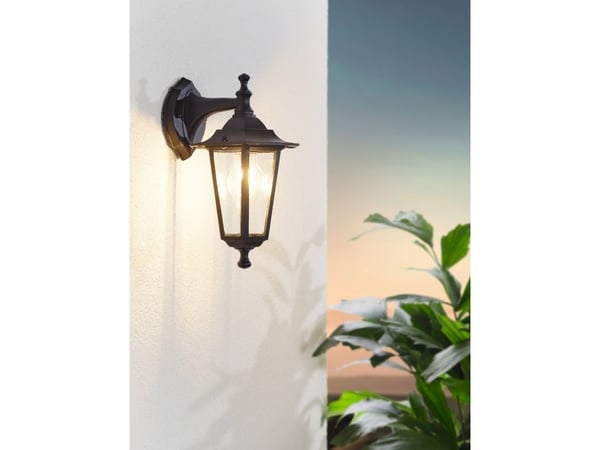 EGLO LATERNA 4 utendørs nedovervendt vegglampe - Sort
