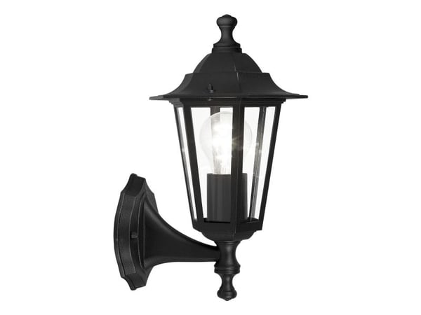 EGLO LATERNA 4 utendørs oppovervendt vegglampe - Sort