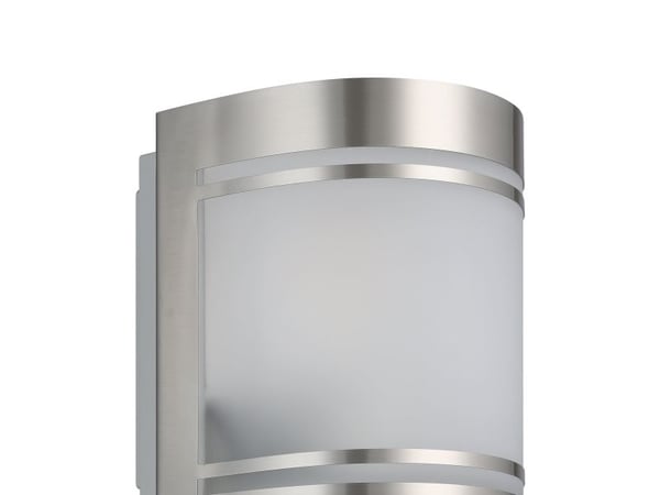 Eglo Cerno - Vegglampe - 1 sokkel - E27 - rustfritt stål, hvit