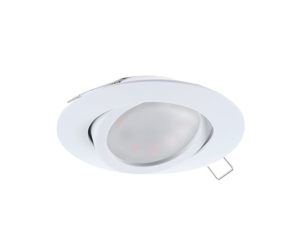 EGLO Tedo, Innsunket spotlight, Ikke-utskiftbare pærer, LED, 5 W, 3000 K, Hvit