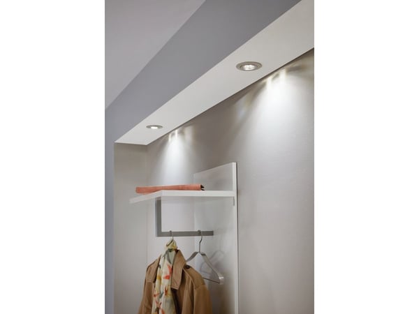 EGLO Tedo, Innsunket spotlight, Ikke-utskiftbare pærer, 0 ampuller, LED, 5 W, 3000 K