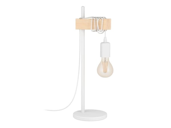 EGLO TOWNSHEND Bordlampe - eikefarget og hvit