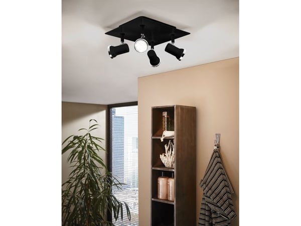 EGLO TAMARA 1 SPOT IP44 GU10 4X240LM SORT