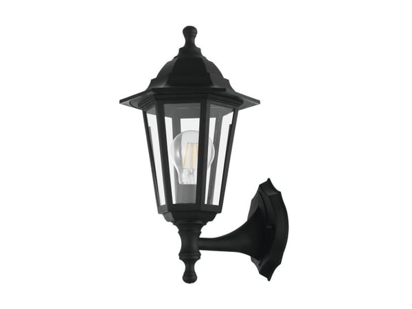 EGLO DUANERA utendørs vegglampe i sort