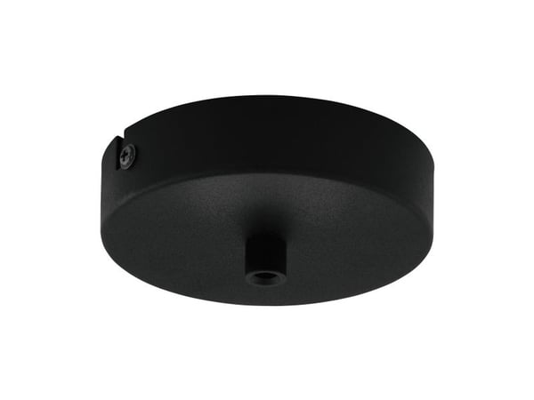 EGLO baldakin med 1 uttak i sort Ø 10,5 cm