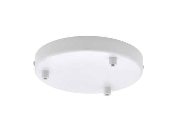 EGLO baldakin med 3 uttak, klyngeformet, hvit, diameter 18 cm