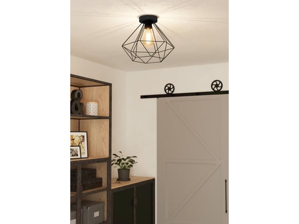 EGLO Tarbes, 1 lamppu(a), E27, IP20, Musta