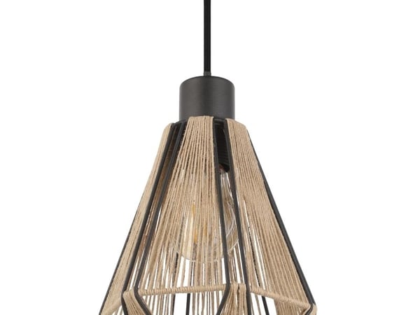 EGLO ADWICKLE LANG BORD 3XE27 Ø145 NATURLIG