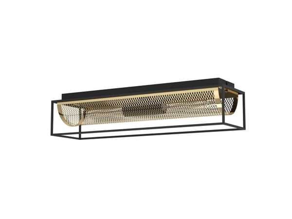EGLO NOHALES LOFT L640 2XE27 SORT/MESSING