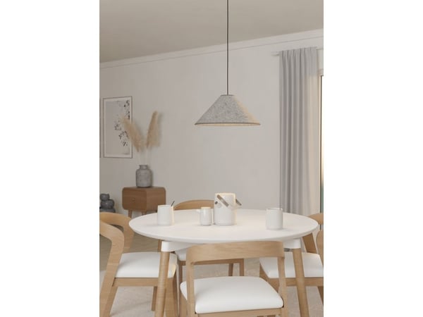 EGLO ALSAGER PENDEL E27 SORT/GRÅ