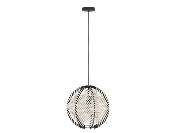 EGLO WAVERTON PENDEL Ø400 E27 SVART/TRE/HVIT