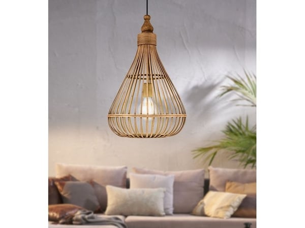 EGLO AMSFIELD PENDEL E27 Ø350 BAMBU