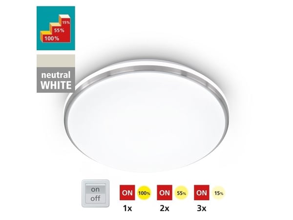 EGLO MARUNELLA LOFT 3-TRIN Ø340 2000LM 4000K BS