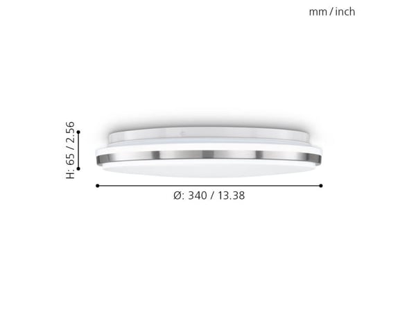 EGLO MARUNELLA LOFT 3-TRIN Ø340 2000LM 4000K BS