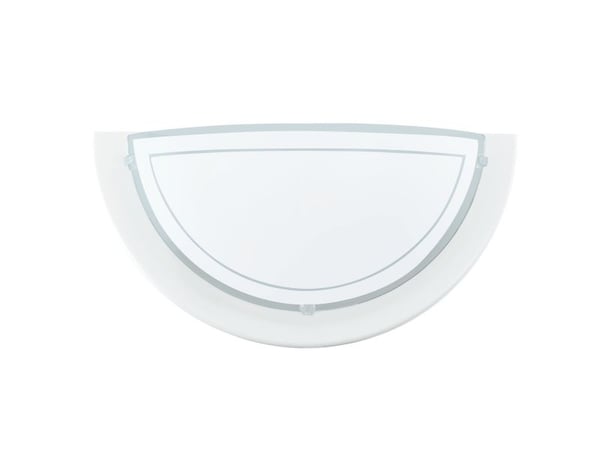 Eglo Planet 1 - Vegglampe - 1 sokkel - E27 - hvit, blank