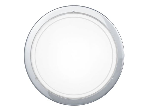 Eglo Planet 1 - Vegg/taklampe - 1 sokkel - E27 - hvit, blank, krom