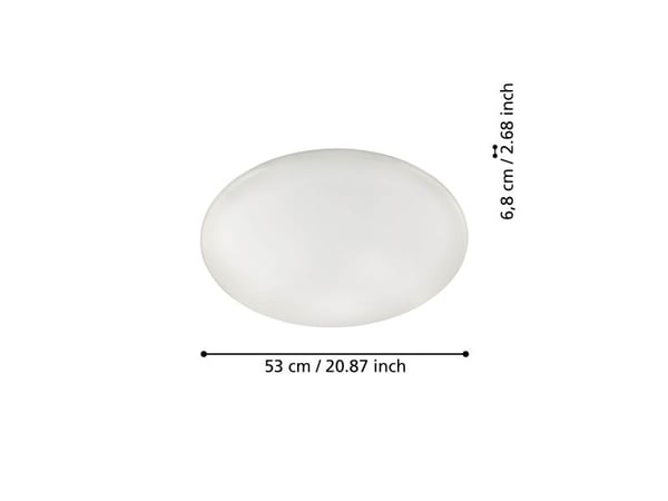 EGLO Totari-Z, 4 ampuller, LED, Ikke-utskiftbare pærer, IP20, Hvit