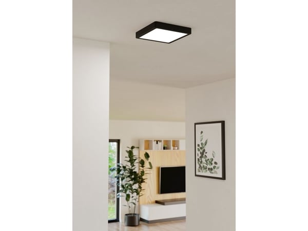 EGLO Fueva-Z, LED, 2250 lm, IP44, Sort, Hvit