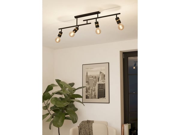 EGLO LURONE, LED, E27, IP20, Svart, mässing