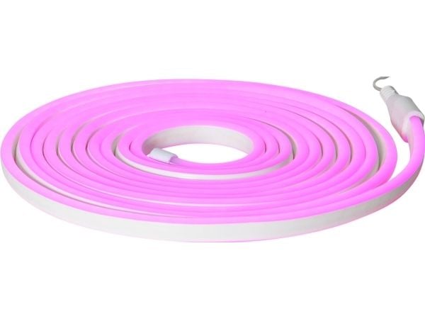 EGLO FLATNEONLED ULKOKÄYTTÖÖN RAIDAT 5M VAALEANPUNAINEN