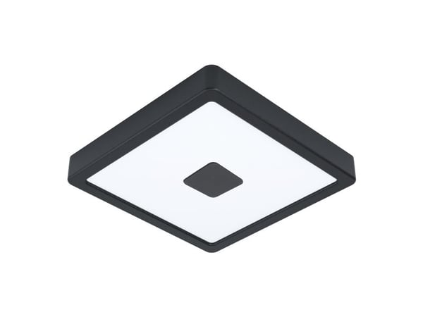 EGLO Iphias 2, LED, Ikke-utskiftbare pærer, 3000 K, 2000 lm, IP44, Sort, Hvit