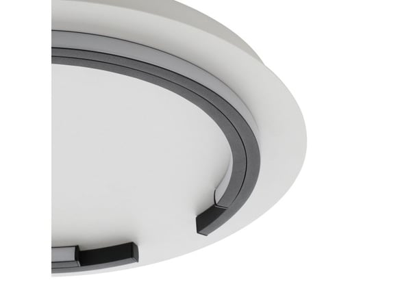 EGLO ZAMPOTE CEILING Ø420 3400LM HVIT/SVART
