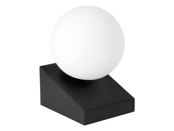 EGLO Bilbana, Sort, Hvit, Glass, Stål, IP20, E14, 1 ampuller, 40 W
