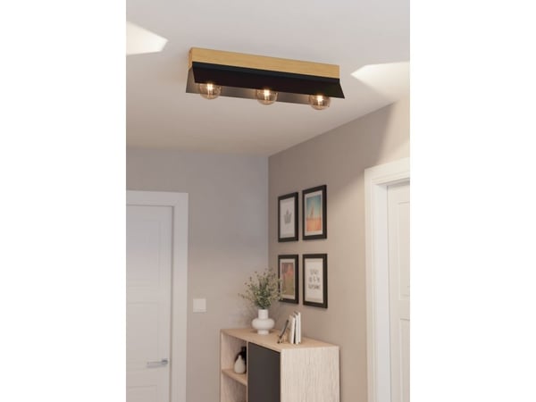 EGLO TARRAFO LOFT 3XE27 L640 SORT FSC