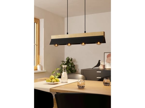 EGLO TARRAFO PENDEL 4XE27 L880 SORT