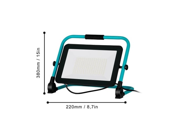 EGLO arbeidslampe 150W 11900LM IP65 turkis
