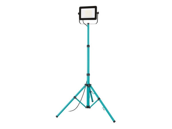 EGLO arbeidslampe m/stativ 100W 9000 lm IP65 turkis