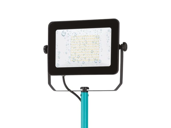 EGLO arbeidslampe m/stativ 100W 9000 lm IP65 turkis