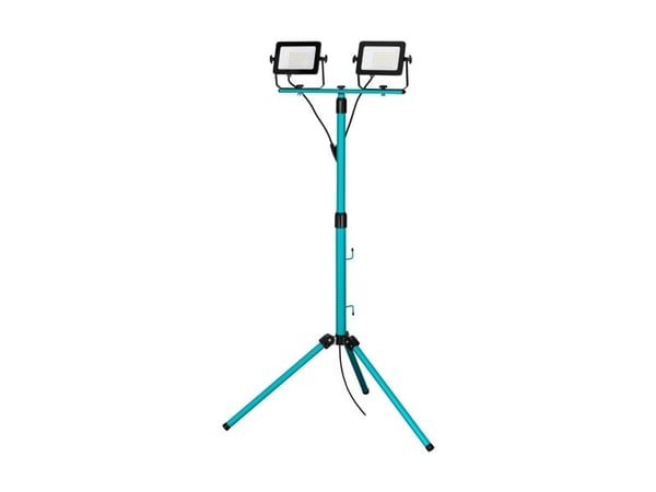 EGLO arbeidslampe med stativ 2x30W 2x2500lm IP65 turkis