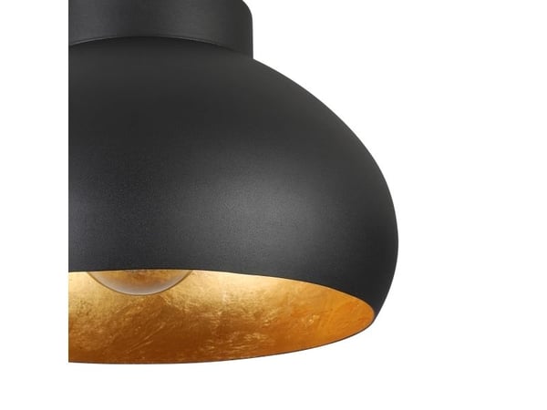 EGLO MOGANO 2 KATTO E27 Ø280 MUSTA/KULTAA