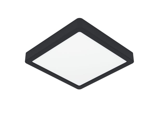 EGLO FUEVA 5 PLAFOND 210X210 17W 2000LM DÆMPB. SORTERE