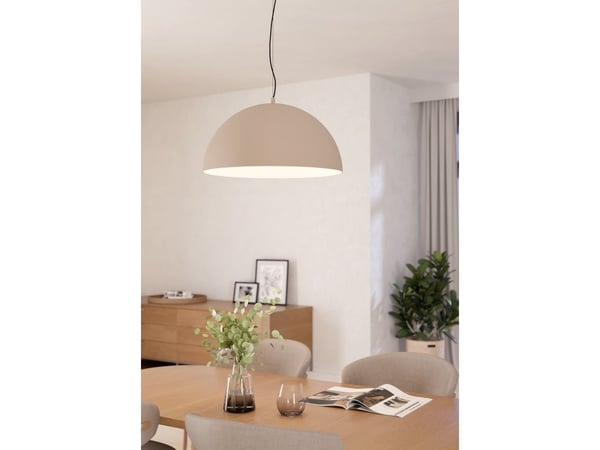 EGLO GAETANO 1 PENDEL E27 SORT/SAND-CREME