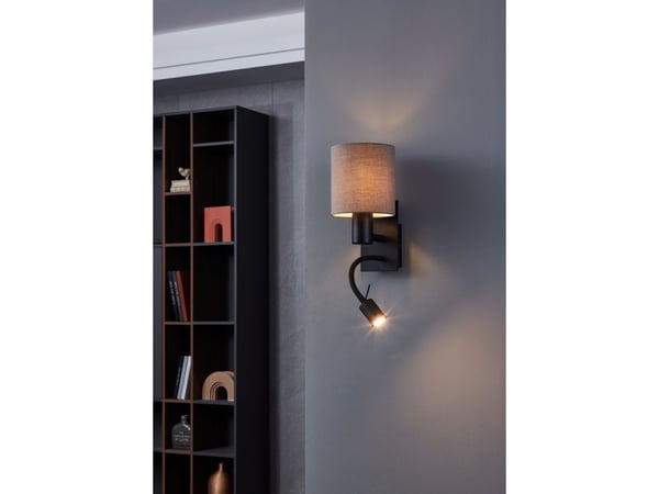 EGLO PASTERI VÆG 2L SORT/ANTHRACITE